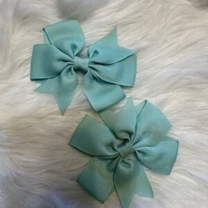 SET of Mint 3" Pinwheel Bow  7682  Handmade NWT Boutique